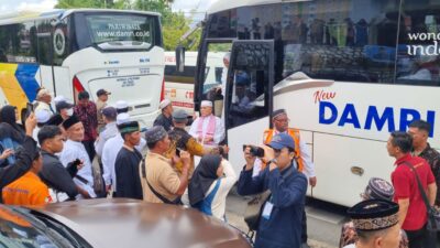 Sambut Jamaah Haji, Staf Ahli Sampaikan Pesan Penjabat Bupati Sanggau
