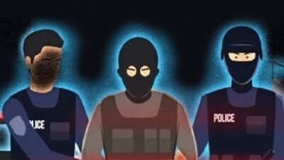 Seorang Terduga Teroris Ditangkap Densus 88 Antiteror Polri di Karawang