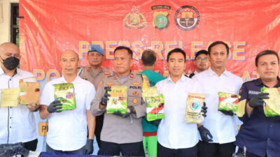 Polisi Bekus Pengedar Sabu Lewat Medsos di Bekasi