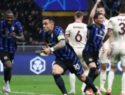 Inter Milan Lolos ke Semi-final Liga Champions Usai Imbang 2-2 Lawan Bayern Munich
