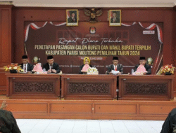 Erwin Burase dan Abdul Sahid Resmi Ditetapkan sebagai Pemenang Pilkada Parigi Moutong 2024